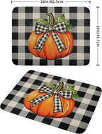 Fall Thanksgiving Pumpkin Dish Drying Mat - Image 2