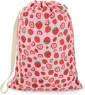 Canvas Laundry Bag with shoulder Strap 24"W x 29"H, Large Drawstring Dirty by CALACH