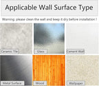 No Need to Drill/Screw in Wall Mounted Door Stopper, 3M Self Adhesive Tape - Image 8