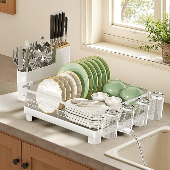 Runnatal Dish Drying Rack, Stainless Steel Dish Rack by Runnatal