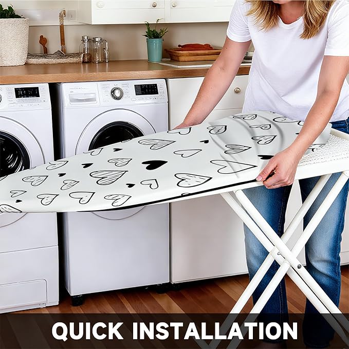 Quick Install Ironing Board Cover 17" x 55" Ironing Board Cover - Image 4