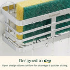 Cuisinart Sponge Holder for Kitchen Sink—Metal Sink Caddy - Image 4