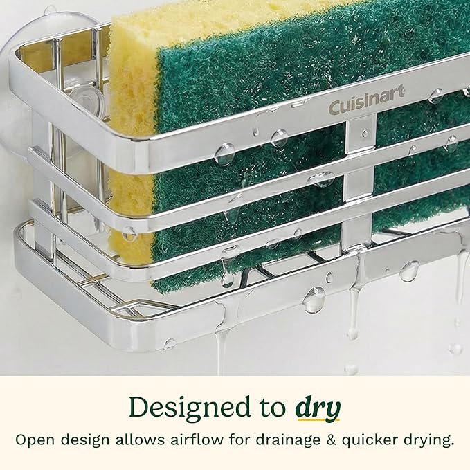Cuisinart Sponge Holder for Kitchen Sink—Metal Sink Caddy - Image 4