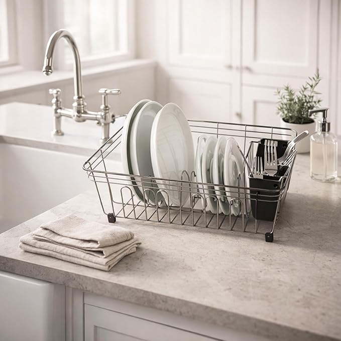 Oggi Compact Dish Drying Rack - Image 5