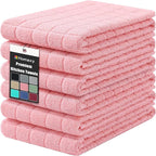 Homaxy Premium Cotton Kitchen Towels 16"x 28", Large Natural Ring Spun 390 GSM by Homaxy