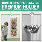 Honeyera The Original Storage for Stuffed Animals, Over Door Organizer for - Image 3