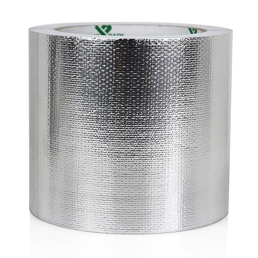 BOMEI PACK Adhesive Aluminum Foil Heat Shield Tape Barrier 4in x 66ft, - Image 3