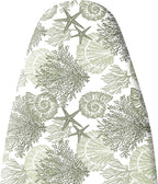 Extra Thick Ironing Board Cover and Pad, Coastal Summer Beach Coral Starfish - Image 6