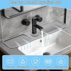 5° Slope Kitchen Sink Faucet Mat, Kitchen Sink Splash Guard, Silicone Material - Image 7