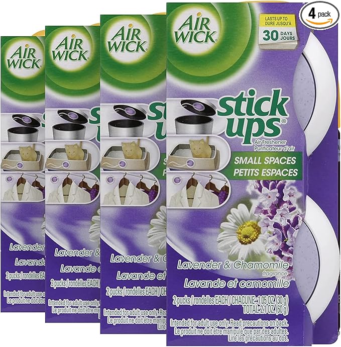 Air Wick Stick Ups Air Freshener, Lavender and Chamomile, 2 ct by AirWick