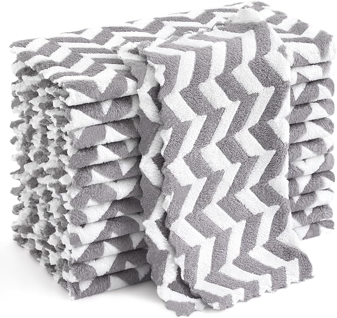 Homaxy 12 Pack Kitchen Dish Cloths, Ultra Soft and Absorbent Dish Towels by Homaxy