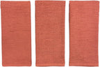 Serafina Home Peach Coral Salmon Kitchen Hand Dish Towels: Oversized 28" x 18" - Image 5