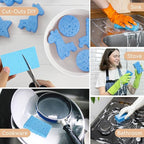 6 Pcs Kitchen Sponges for Dishes Cleaning, Non Scratch for Non Stick Cookware - Image 7