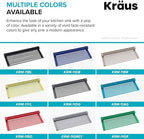 Kraus Multipurpose Workstation Sink Roll-Up Dish Drying Rack, Colander and - Image 9