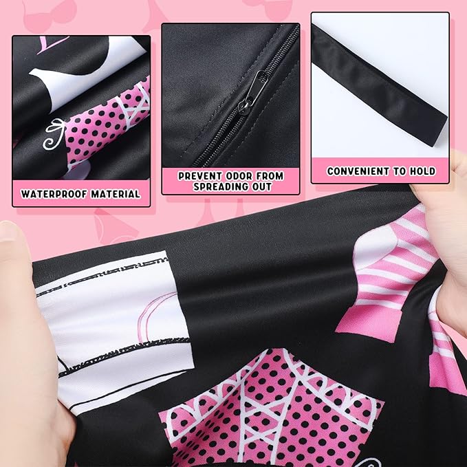 Shappy 2 Pcs Large Travel Laundry Bag Washable Waterproof Wet Dry Large Dirty - Image 4