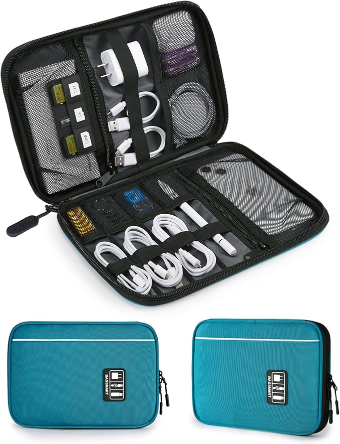 BAGSMART Large Electronics Organizer Travel Case, Travel Cable Organizer Bag by BAGSMART