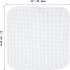Microfiber Waffle Face Towels, 4 Pieces, Fast Drying, Lint Free 430 GSM - Image 7