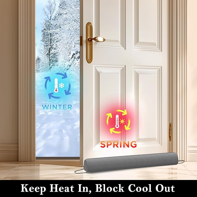 Sunolga Door Draft Stopper Blocks Hot and Cold Air - Image 7