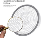 LEKEYE Shower Hair Catcher Drain Protector Strainer-Steel & Silicone 2 Pack - Image 6