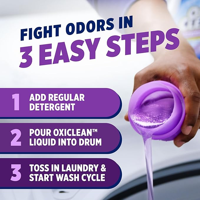 OxiClean Odor Blasters Odor and Stain Remover Liquid Laundry Additive, - Image 8