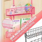 Over The Door Hooks Organizer, Coat Rack Over The Door Storage Hanger Towel Rack - Image 5
