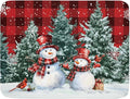 Christmas Snowman Dish Drying Mat by Kawani