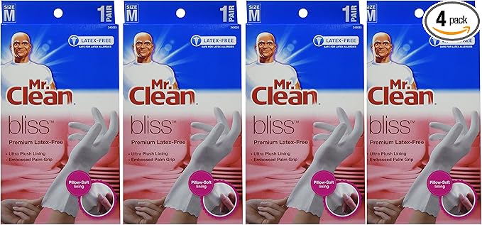 Mr. Clean 243033 Bliss Premium 1-pair Latex-free Gloves by MrClean