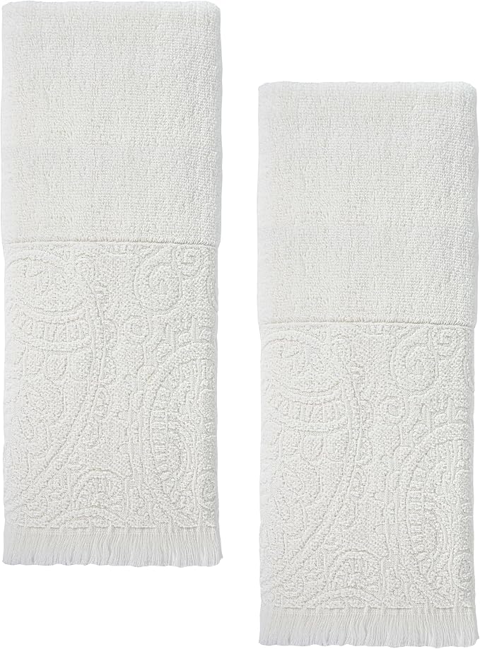 Luxury Decorative Hand Towels Bathroom: 2 Packs 14X30 100% Cotton Turkish by YoulerTex