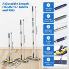Microfiber Mops for Hardwood Floor Cleaning: MEXERRIS Flat Floor Mop - Image 4