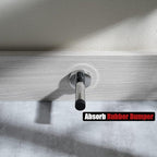 JQK Door Stopper Chrome, 304 Stainless Steel Thicken 1mm Sound Dampening Door - Image 6