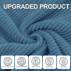 VOOVA & MOVAS Hand Towels for Bathroom Set of 4, Large 18" x 28", 100% Cotton | - Image 2