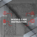 Infinitee Xclusives Dark Grey Hand Towels - Image 7