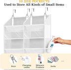 Over The Door Organizer 5 Tiers, Extra Large Behind Door Storage of 10 - Image 4