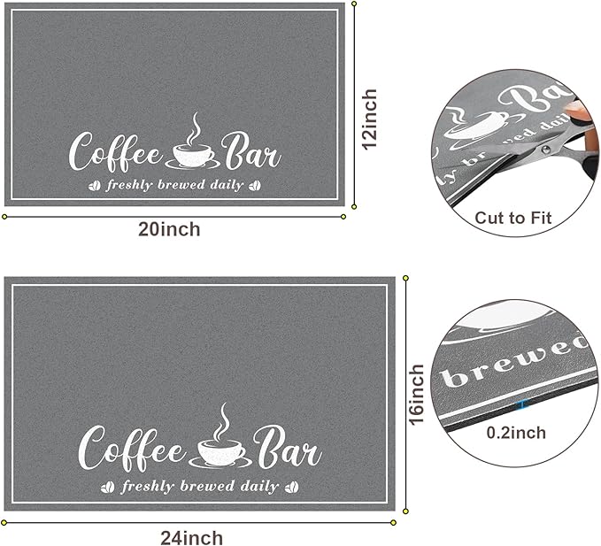 Absorbent Coffee Mat, Fashion Dish Drying Mat - Image 6