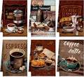 Boyiee Set of 6 Coffee Kitchen Towels Brown Dish Towels 24 x 16 Inches by Boyiee