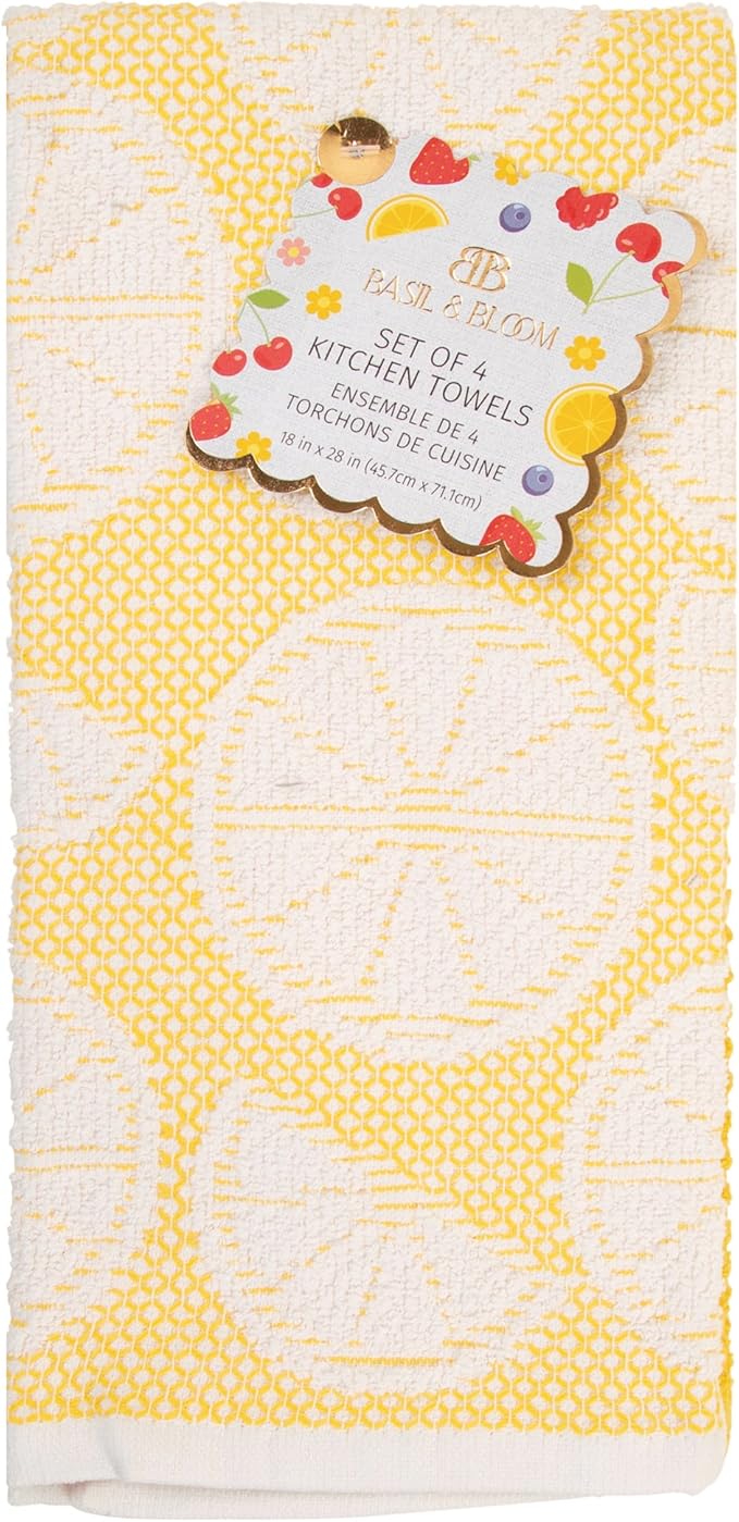 MosJos Kitchen Towels Set of 4 Premium Hand Towels 18 x 28 Inch Large Tea Towels - Image 9