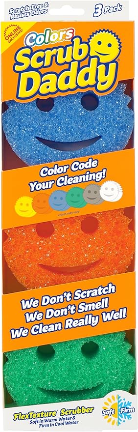 Scrub Daddy Color Sponges by ScrubDaddy