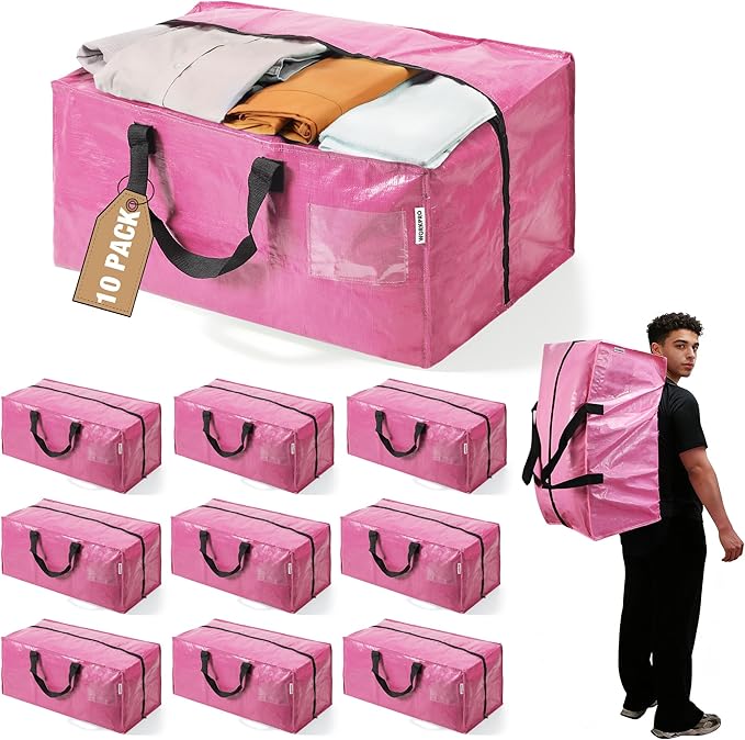 WORKPRO 10 Pack Extra Large Moving Bags by WORKPRO
