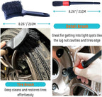PRO Choice 4 Pack Long Handle Wheel Brush Kit - Image 4