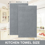 Homaxy Premium Cotton Kitchen Towels 16"x 28", Large Natural Ring Spun 390 GSM - Image 5
