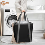 STORAGE MANIAC Collapsible Laundry Caddy, 128L Large Collapsible Laundry Basket - Image 8
