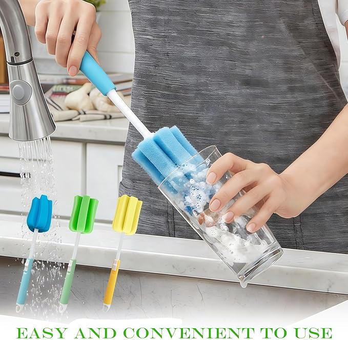 VASANA 3PCS Sponge Cleaning Brush - Image 7