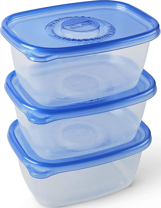 Glad GladWare Deep Dish Food Storage Containers, Large Rectangle - Image 5