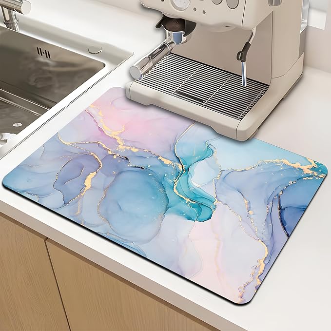 Dish Drying Mat for Multiple Usage. Super Absorbent, Easy clean, Quick dry - Image 2