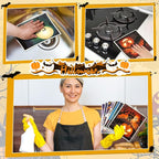 Lucomb 8 Pack Halloween Swedish Dishcloths Reusable, Kitchen Sponges Soft - Image 7