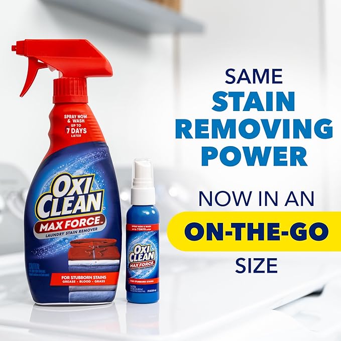 OxiClean Max Force Laundry Stain Remover Spray, Newborn & Baby Essentials - Image 2