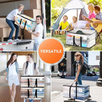 HomeHacks Clear Moving Bags Heavy Duty 2 Pack, Storage Bags - Image 7