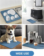 Dish Drying Mat for Kitchen Counter, Hide Stain Anti Absorbent for Kitchen - Image 7