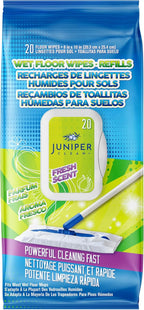 Wet Floor Wipes, Fresh Scent & Plant-Based Textured Cloth Trap Absorb Dirt - Image 8