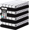 Homaxy Premium Cotton Kitchen Towels 16"x 28", Large Natural Ring Spun 390 GSM by Homaxy